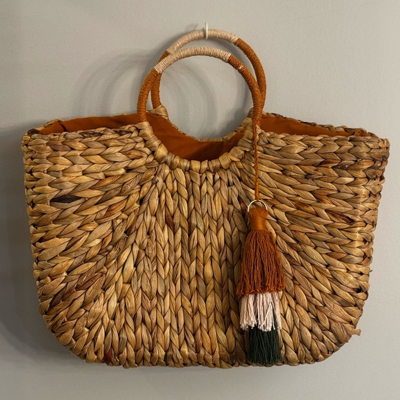 Target's A New Day Wicker Handbag - Picture 4 of 11